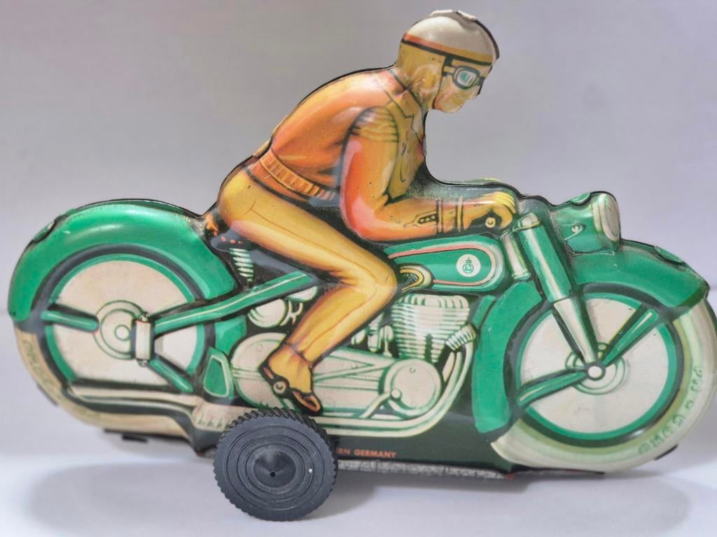 Blikken speelgoed motor Made in Germany, Ophalen of Verzenden