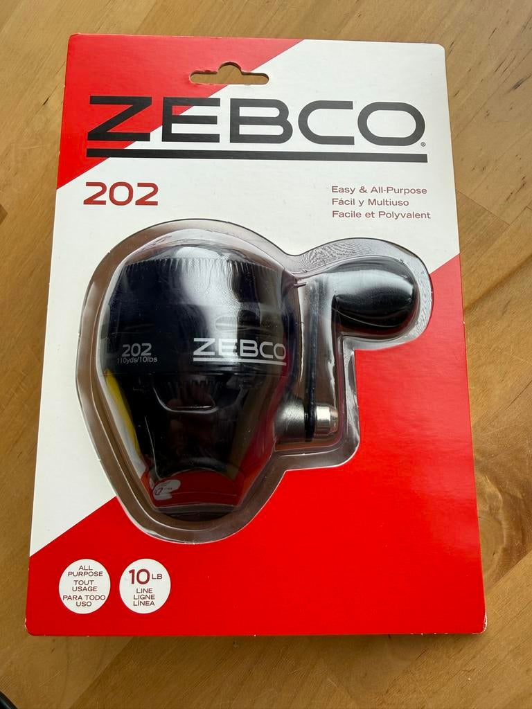 Zebco 202 Vismolen - Nieuw in Verpakking, Ophalen of Verzenden, Nieuw, Molen