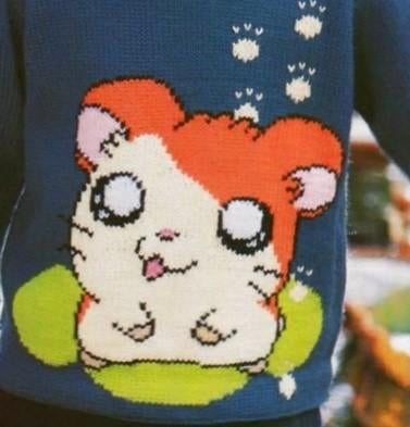 Hamtaro trui breipatroon, Hobby en Vrije tijd, Breien en Haken, Zo goed als nieuw, Breien, Patroon of Boek, Ophalen of Verzenden