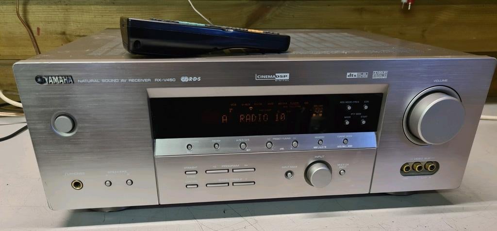 Yamaha rx-v450  6.1 receiver + afstandsbediening, Audio, Tv en Foto, Versterkers en Receivers, Ophalen of Verzenden, Gebruikt