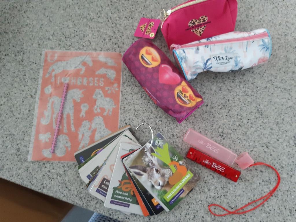 KINDERSPULLETJES, OA PENNENZAKJES, MONDHARMONICA, Ophalen of Verzenden, Gebruikt