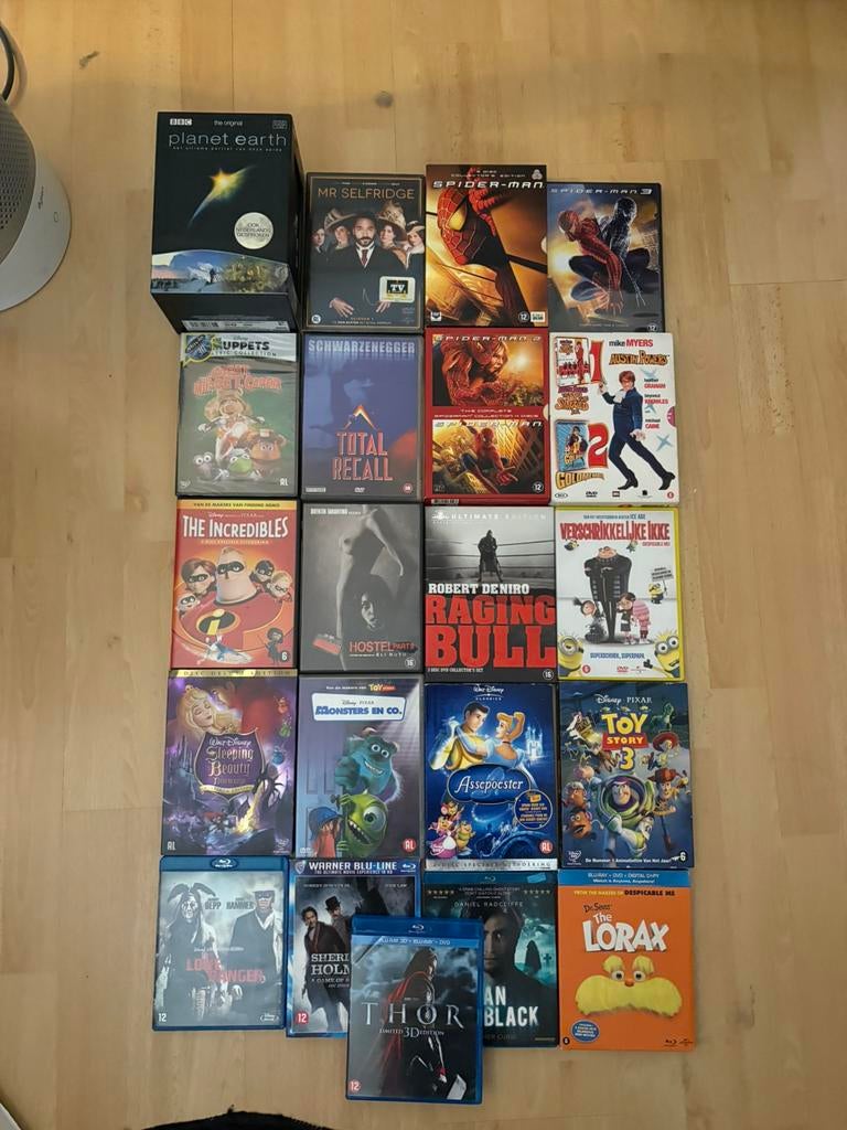 16 dvds + 5 blu ray collectie, Verzenden, Nieuw in verpakking, Actie, Boxset