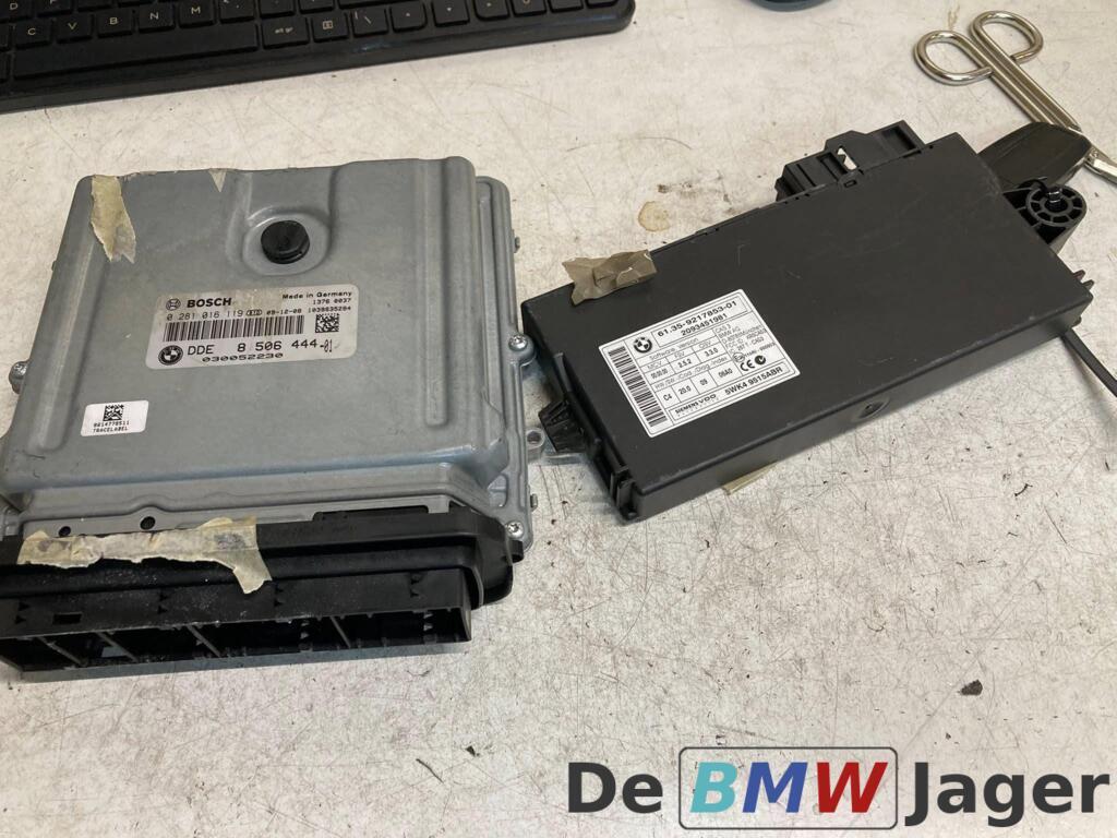 DDE module + CAS3 + sleutel BMW E9x +E9x LCI 8506444, Gebruikt, Ophalen of Verzenden, BMW, BMW