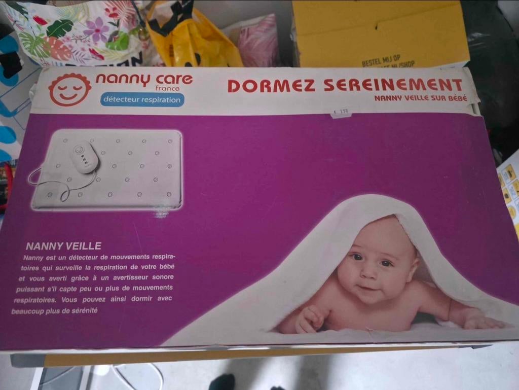 Babyfoon met ademhalingssensor - Nanny Care, Kinderen en Baby's, Babyfoons, Ophalen, Zo goed als nieuw, 250 meter of meer, Digitaal
