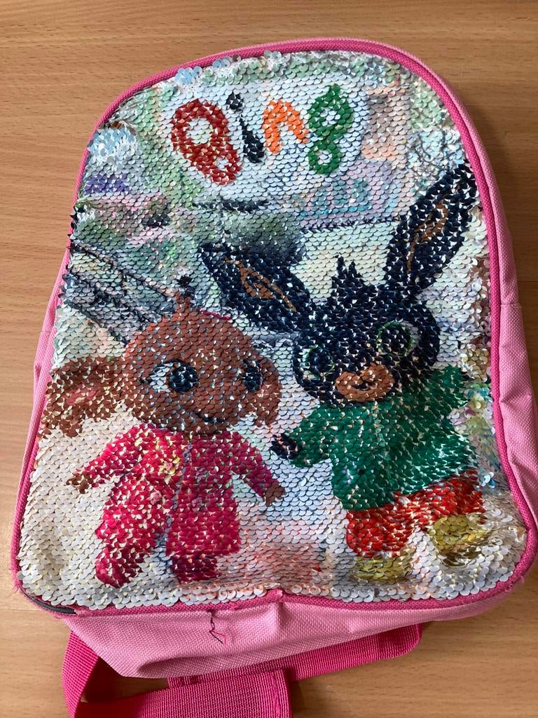Konijntje bing roze tas / rugtas / rugzak / schooltas, Ophalen of Verzenden, Gebruikt, Roze, Rugtas
