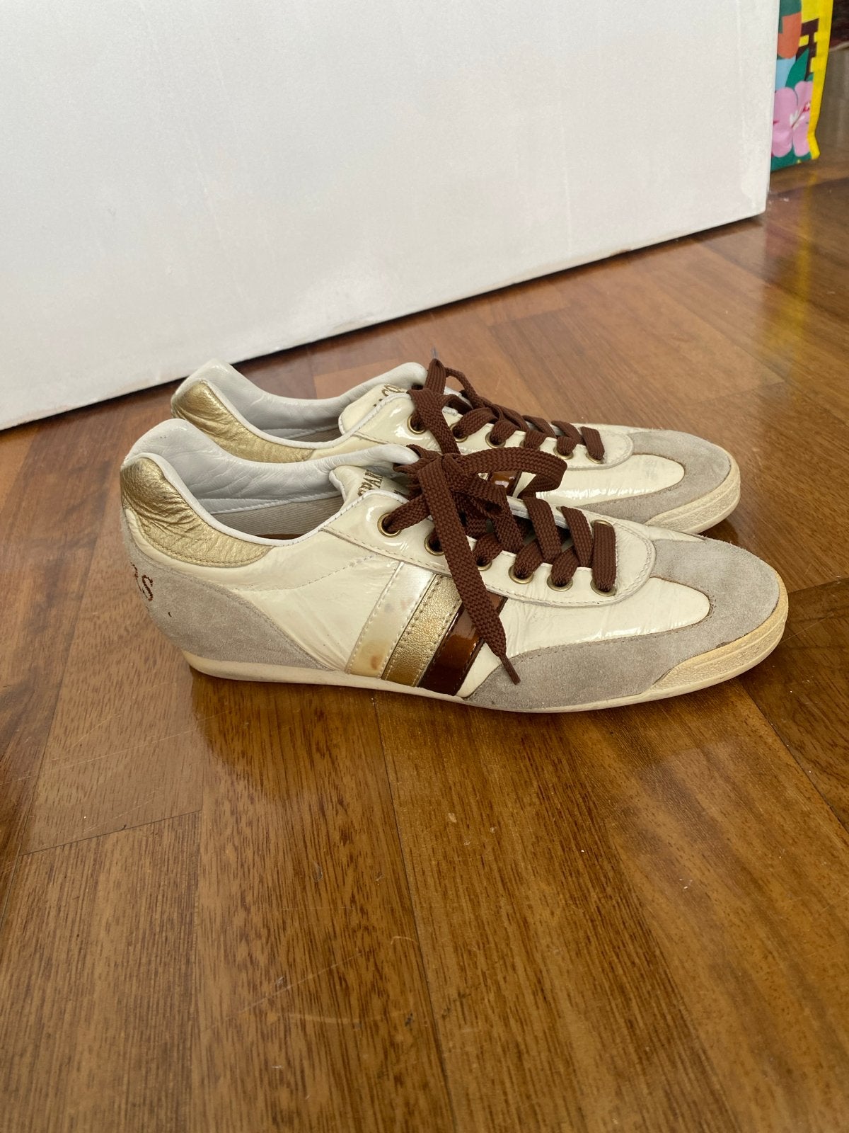 D'Acquasparta sneakers met een bruin leren voetbed maat 38, Ophalen