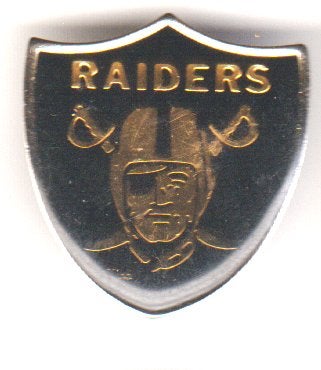 NFL 1991 Raiders vintage pin. uitgave Probadge nl, Verzenden, Zo goed als nieuw