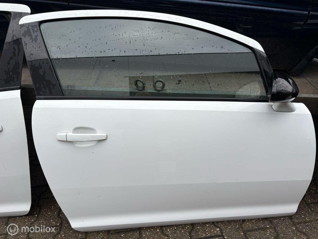 Portier rechtsvoor wit Opel Corsa D ('06-'15), Gebruikt, Deur, Opel, Ophalen of Verzenden