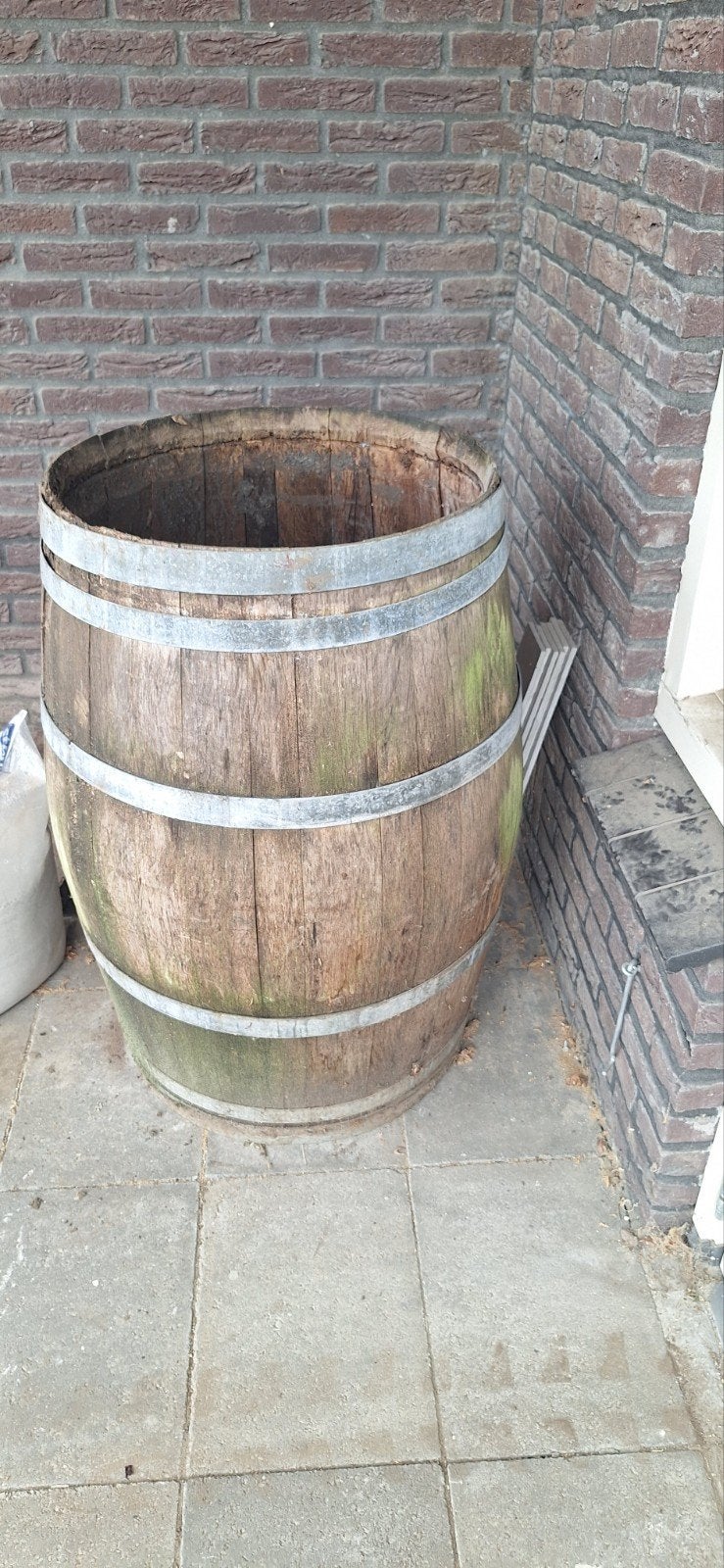 wijnvat/watervat, Ophalen, Gebruikt, Rond, 60 cm of meer