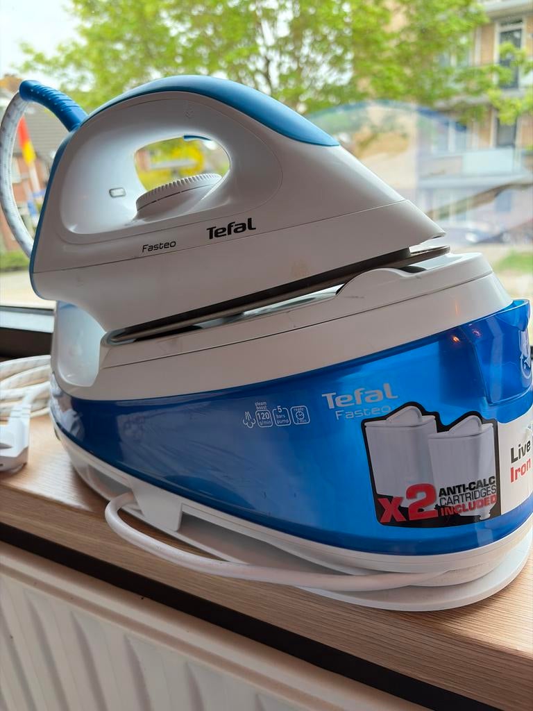 Tefal Fasteo Stoomgenerator Strijkijzer - Zo goed als nieuw, Ophalen, Zo goed als nieuw, Strijkijzer met snoer