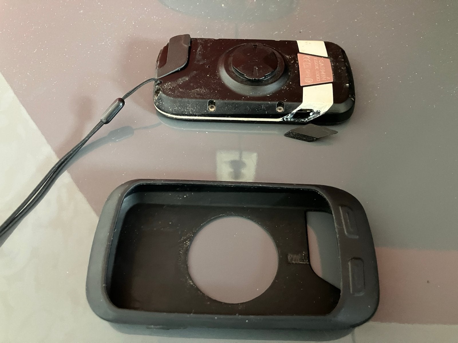 Garmin Edge 1000fietscomputer met beschermhoesje, Ophalen, GPS