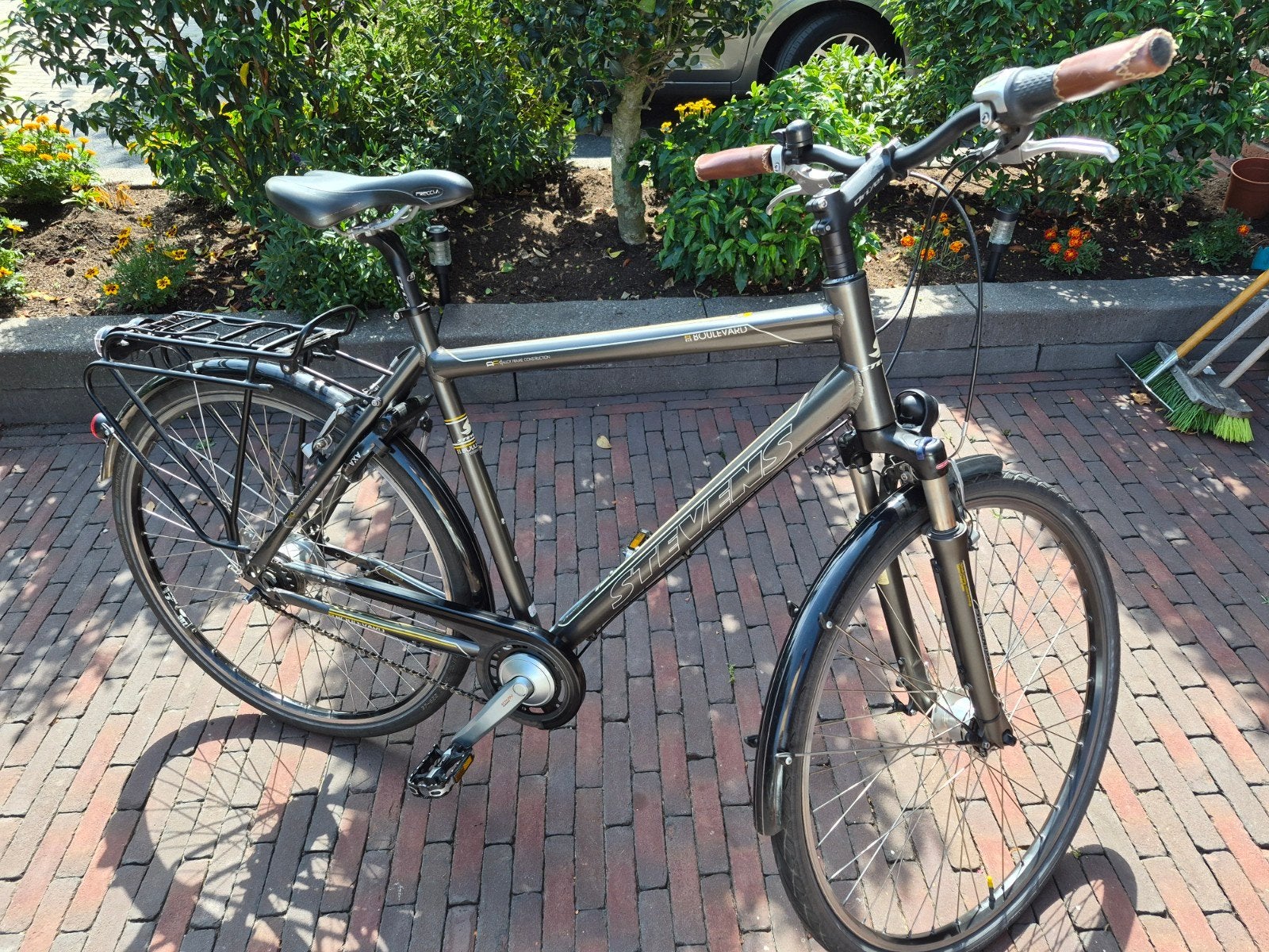 Stevens heren hybride fiets (Erg mooi), Velgrem, 56 cm of meer, Zo goed als nieuw, Ophalen
