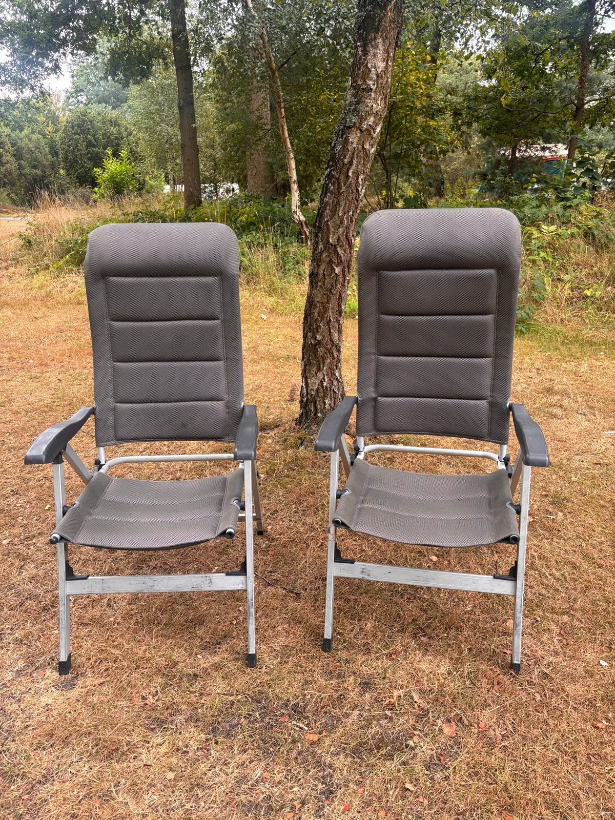 Campingstoelen 2x, Ophalen, Zo goed als nieuw, Campingstoel