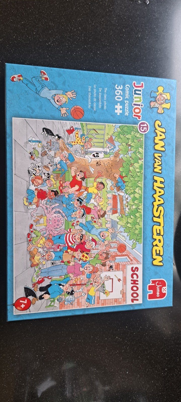 Jan van Haasteren Junior Comic Puzzel 360+ School, Ophalen of Verzenden, Meer dan 50 stukjes, Gebruikt, 6 jaar of ouder