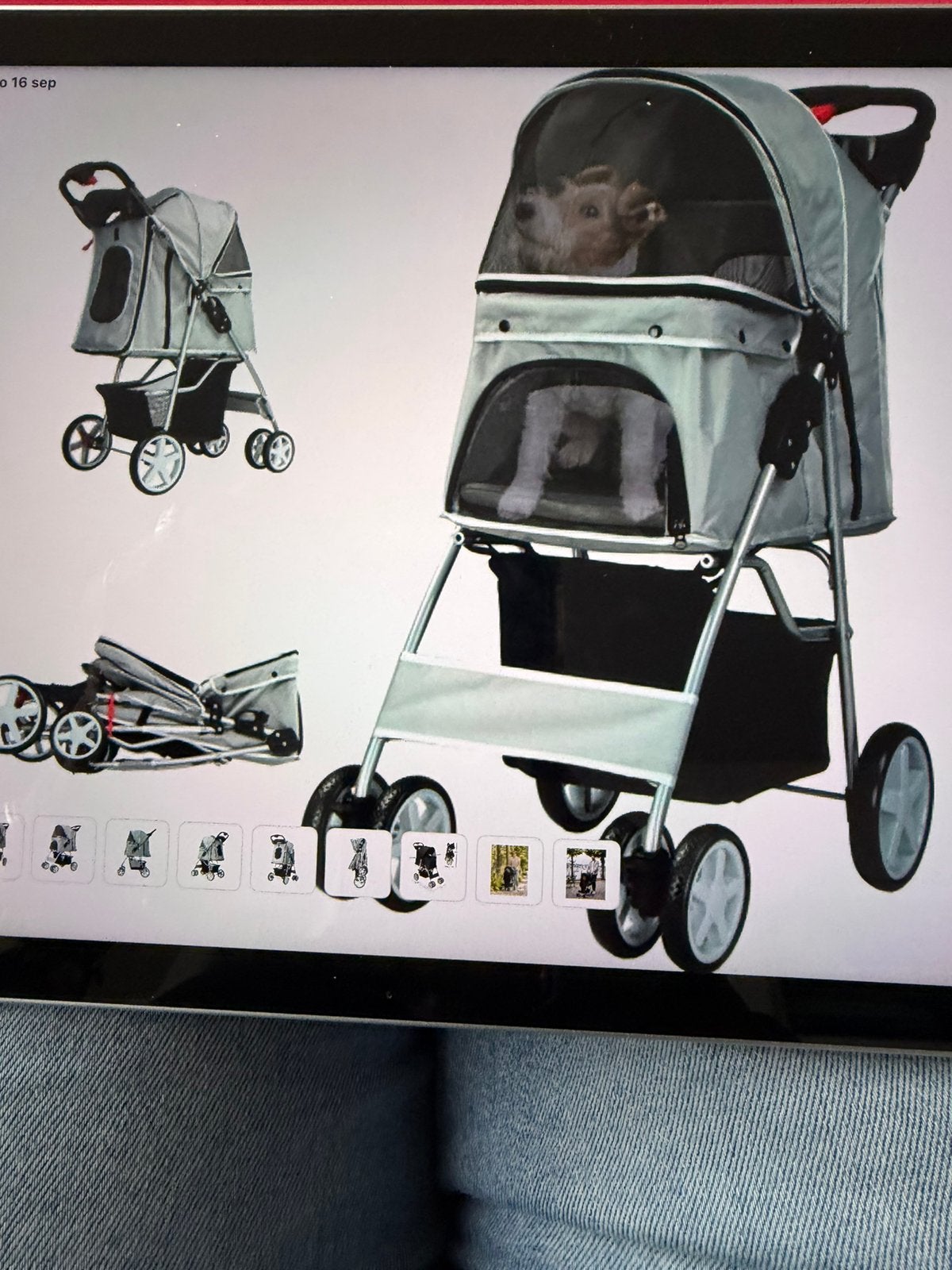Hondenbuggy, Ophalen of Verzenden, Zo goed als nieuw