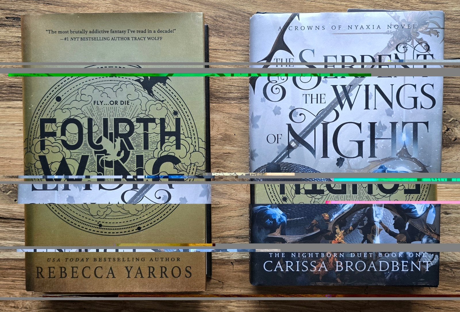 Fourth Wing & The Serpent and the Wings of Night Boeken, Ophalen of Verzenden, Zo goed als nieuw, Rebecca Yarros, Carissa Broadbent