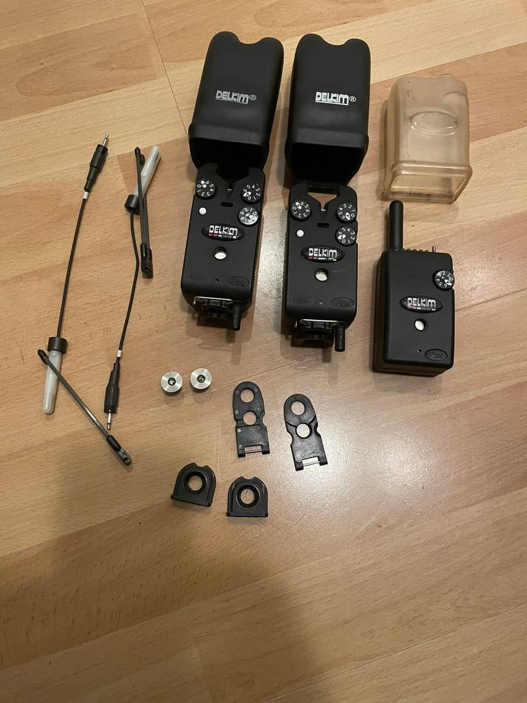 Delkim 2+1 pieper set, Watersport en Boten, Hengelsport | Karpervissen, Ophalen of Verzenden, Zo goed als nieuw, Overige typen