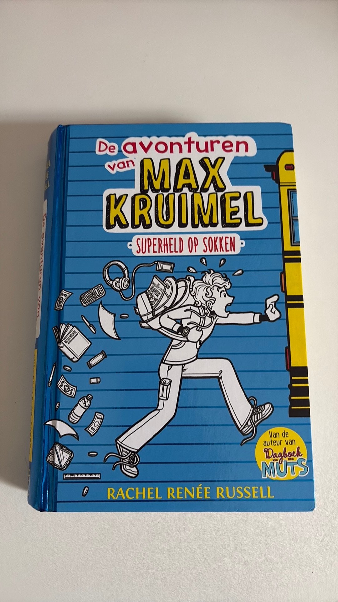 De avonturen van Max Kruimel - Superheld op sokken, Ophalen of Verzenden, Gelezen, Rachel Renée Russell; Erin Russell; Nikki Russell
