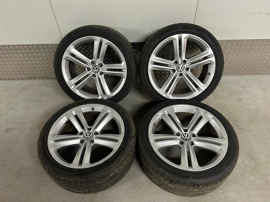 VW Volkswagen Tiguan 19 inch Mallory origineel 5x112 zomer, Auto-onderdelen, Banden en Velgen, Gebruikt, 255 mm, Banden en Velgen