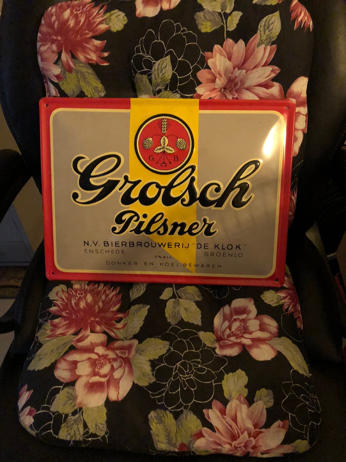 Grolsch lot 3, Ophalen of Verzenden, Zo goed als nieuw, Reclamebord, Plaat of Schild, Grolsch