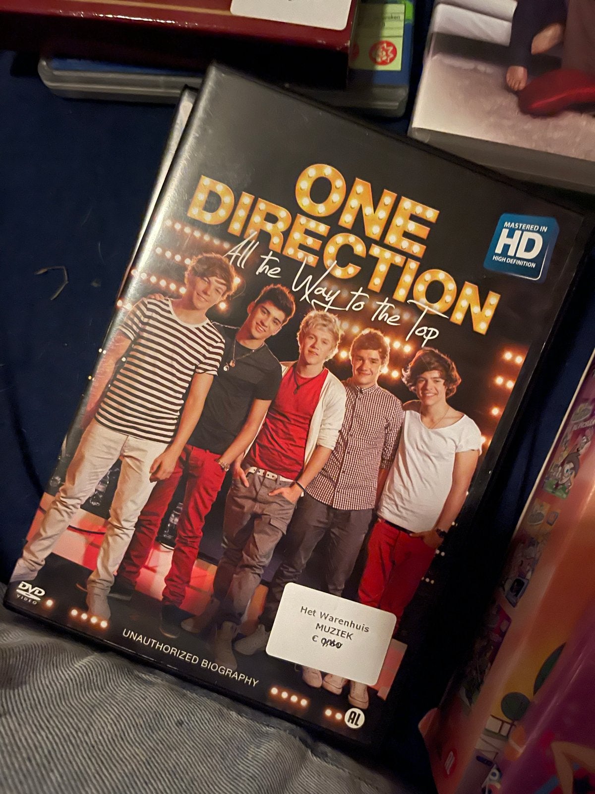 One Direction: All the Way to the Top DVD, Alle leeftijden, Ophalen of Verzenden, Gebruikt