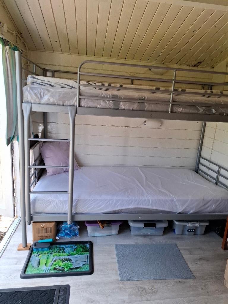 Stapelbed, Huis en Inrichting, Slaapkamer | Stapelbedden en Hoogslapers, Ophalen, Gebruikt, 90 cm, 210 cm