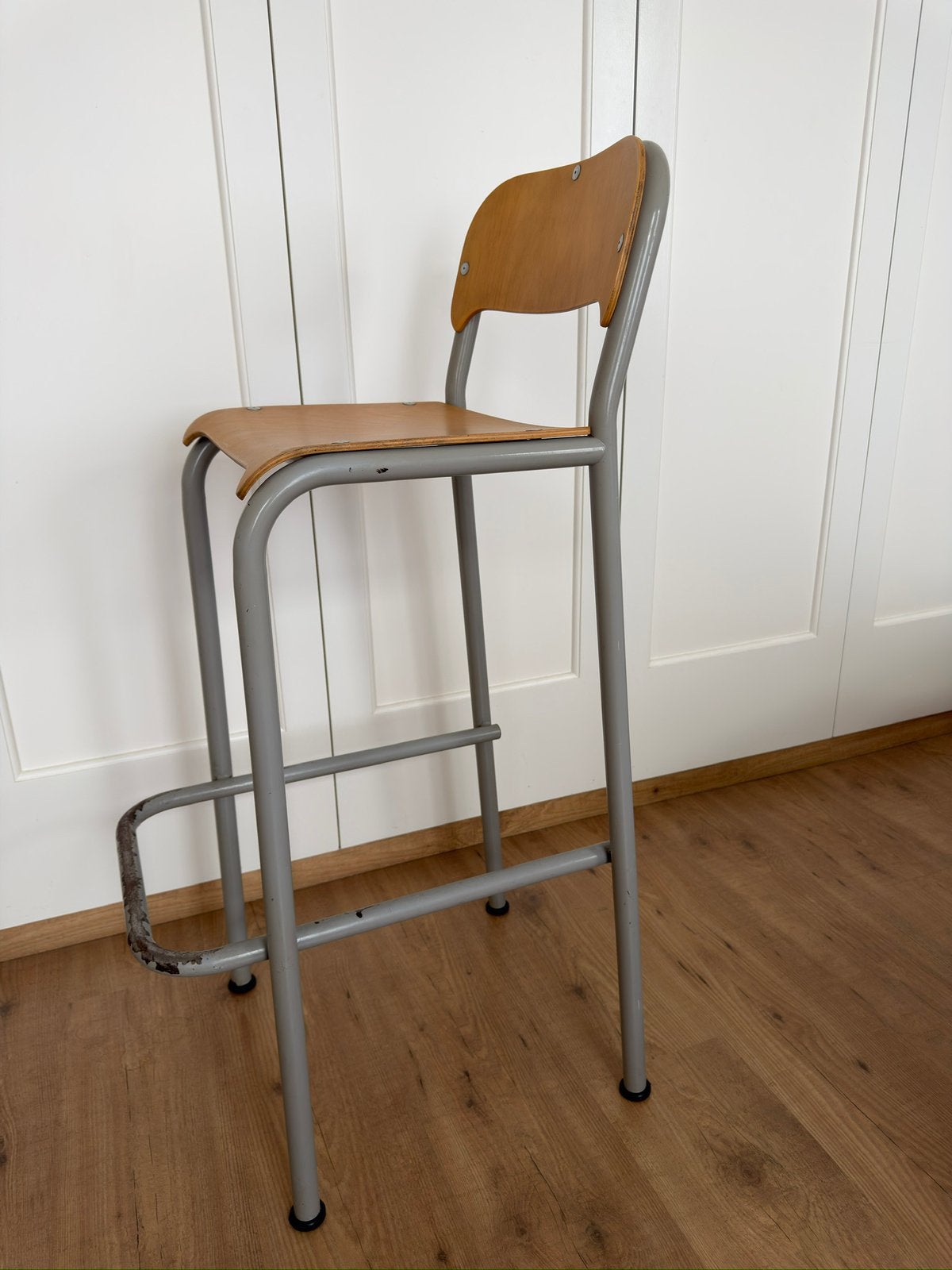 2 x Industriele stoel/kruk design Gispen, De Cirkel, Ahrend, Ophalen