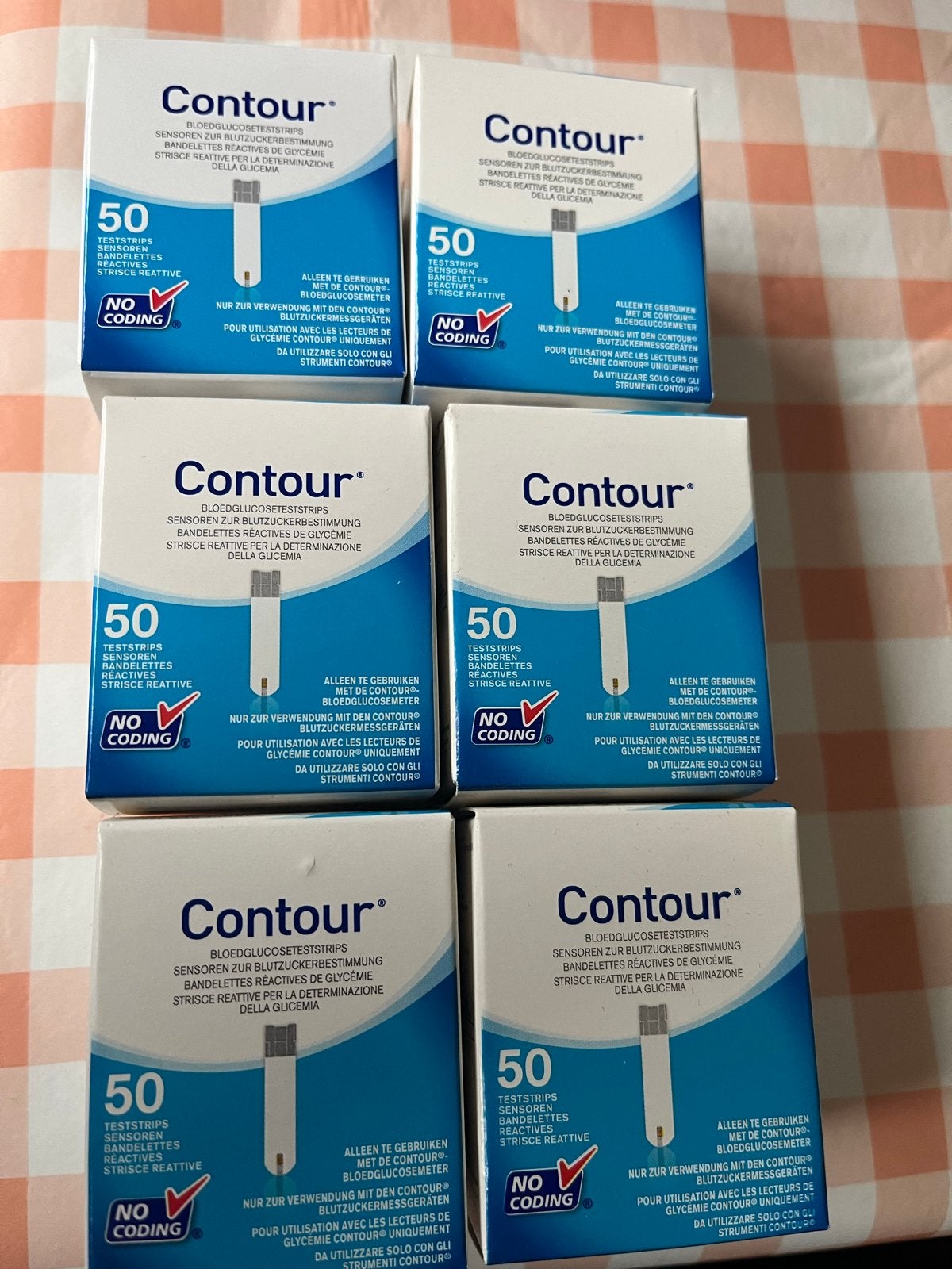 Contour Bloedglucoseteststrips - 6x50 stuks, Diversen, Ophalen of Verzenden, Nieuw