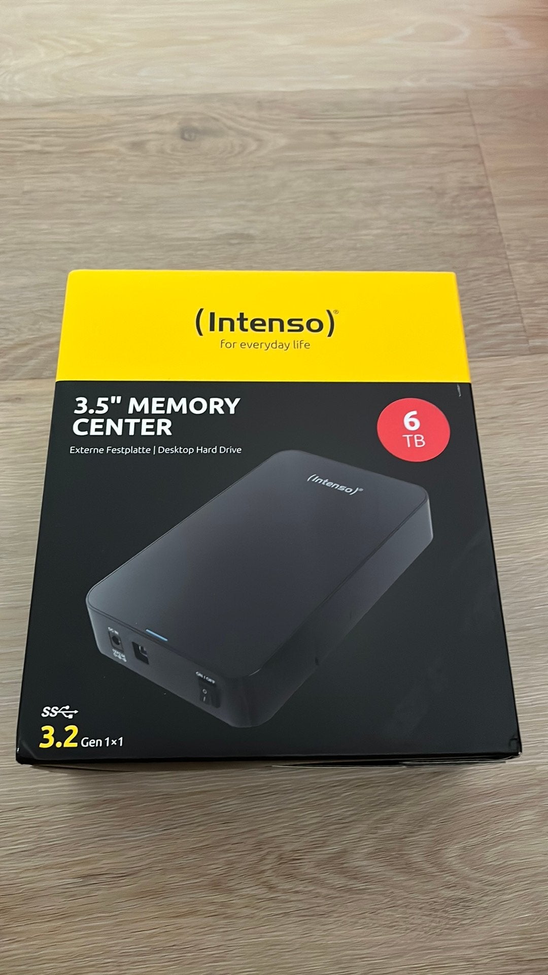 Intenso memory center 6 TB externe harde schijf, Computers en Software, HDD, Nieuw, Ophalen of Verzenden, Desktop