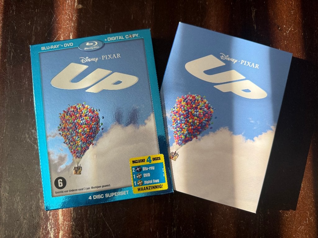 Disney Pixar UP Blu Ray met DVD Box ( 4 Disc Superset ), Inclusief extra's, Film, Nederlands, Ophalen of Verzenden