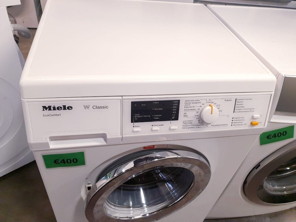 miele wasmachine a+++ inc 6 mnd garantie, Ophalen, Zo goed als nieuw, Voorlader, 85 tot 90 cm
