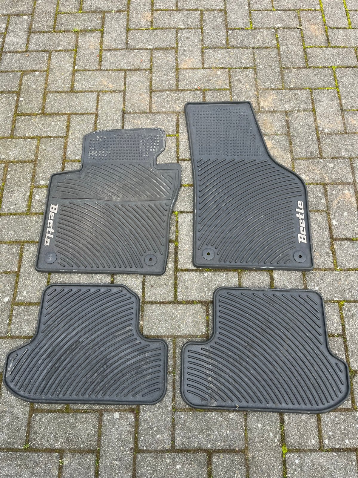 Originele Volkswagen Beetle rubberen automatten set, Ophalen of Verzenden, Gebruikt