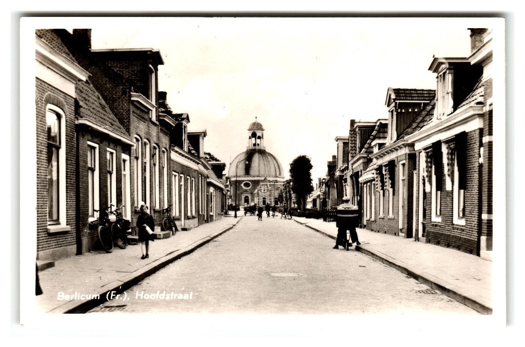 Berlicum, Hoofdstraat, Verzenden, 1940 tot 1960, Gelopen, Friesland