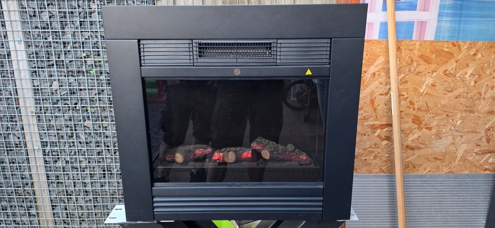 Elektrische Haard AJ55C-LED - Zwart, 1800W, Ophalen of Verzenden