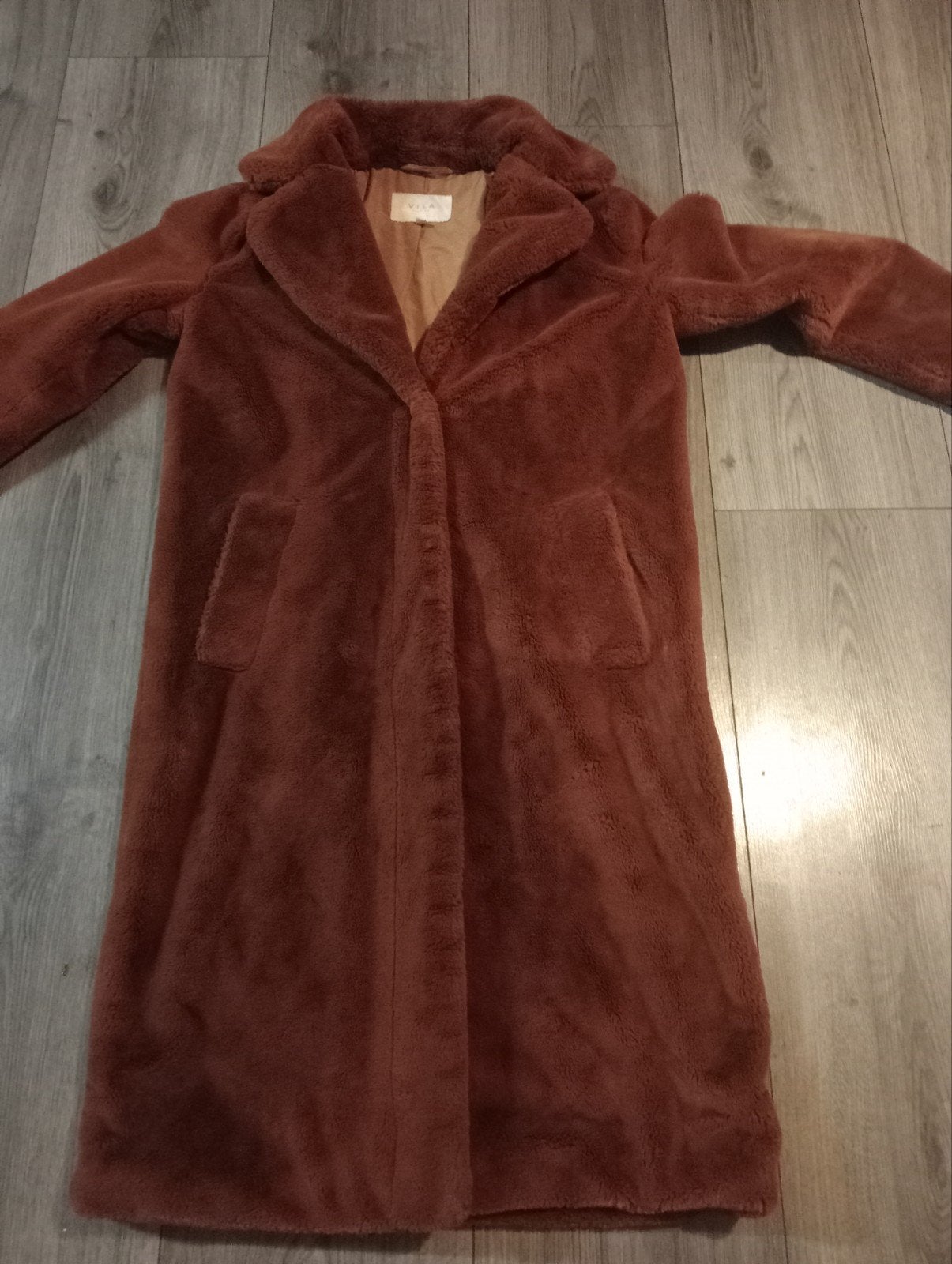 dames winter jas bruin   teddy maat s. ophalen, Ophalen of Verzenden, Zo goed als nieuw, Maat 38/40 (M)