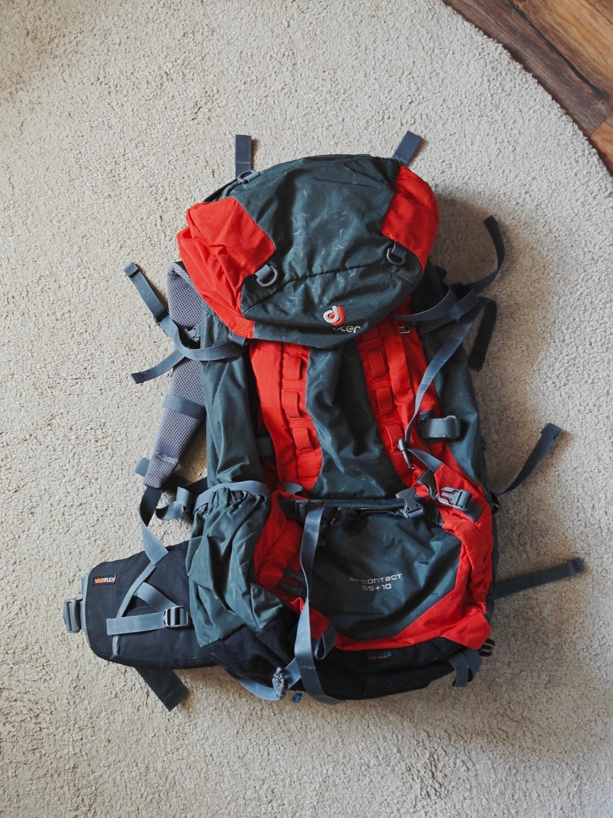 Deuter Aircontact 55+10 Trekkingrugzak - Goed Gebruikt, Ophalen of Verzenden, Gebruikt, Rugzak