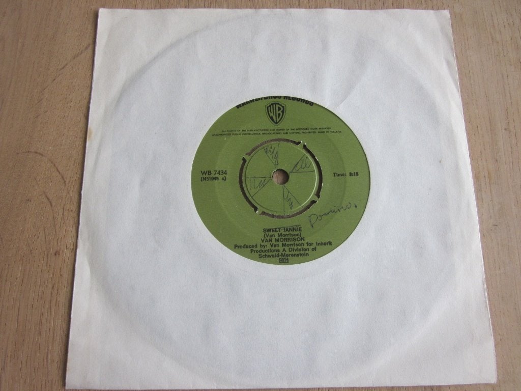 Van Morrison - Domino / Sweet Jannie, Verzenden, 7 inch, Zo goed als nieuw, Pop