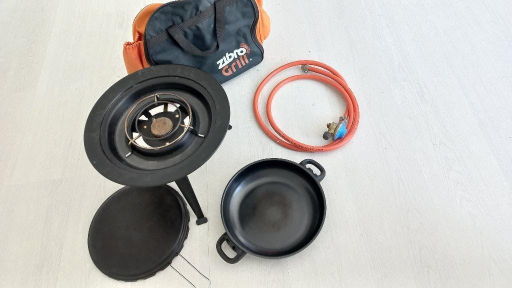 Zibro grill draagbare bbq gasbarbeque compact, Ophalen of Verzenden, Gebruikt, Zibro Grill