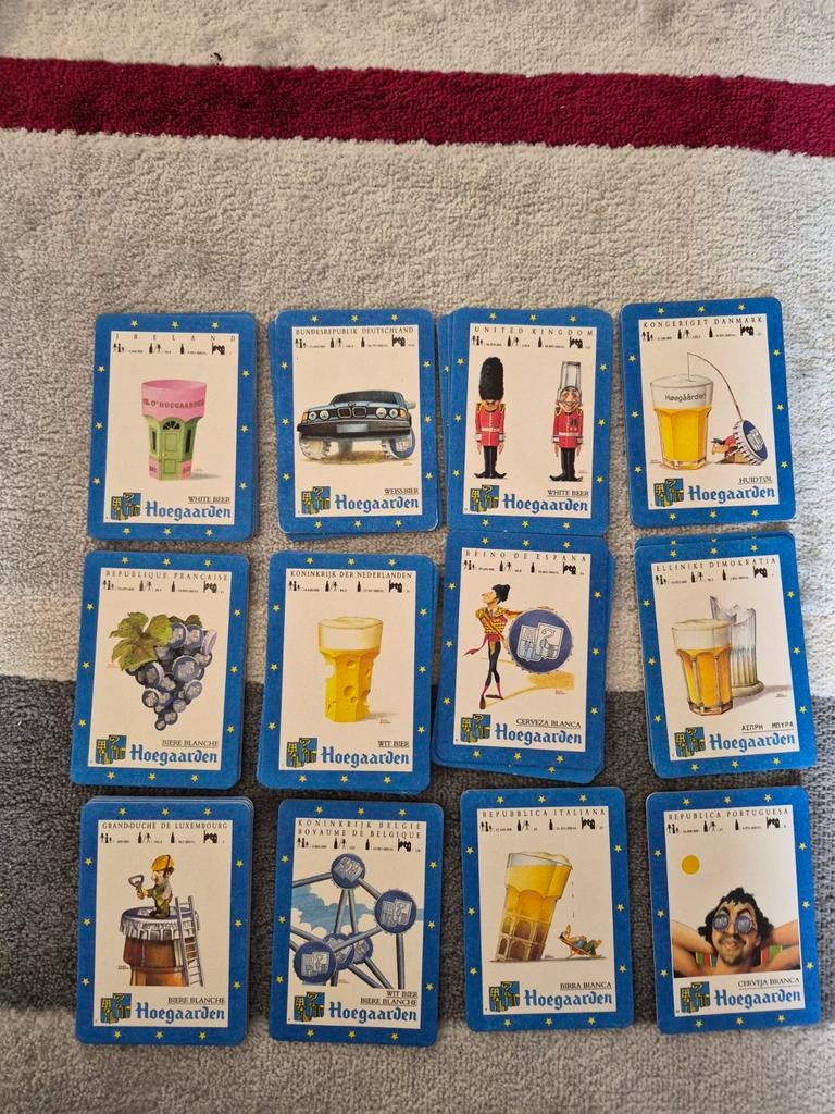 Serie vilten van Brouwerij Hoegaarden - 12 stuks, Verzamelen, Biermerken, Ophalen of Verzenden, Gebruikt