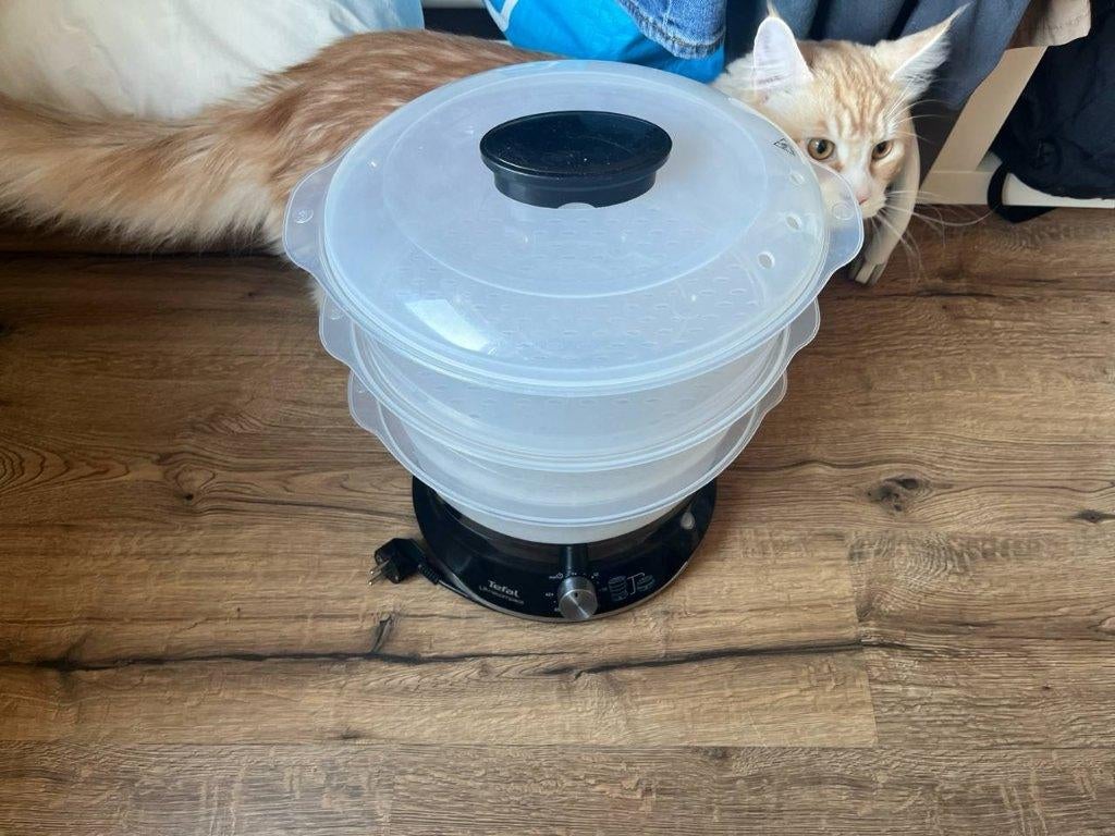 Tefal ultracompact stoomkoker, Kunststof, Ophalen of Verzenden, Zwart, Overige merken