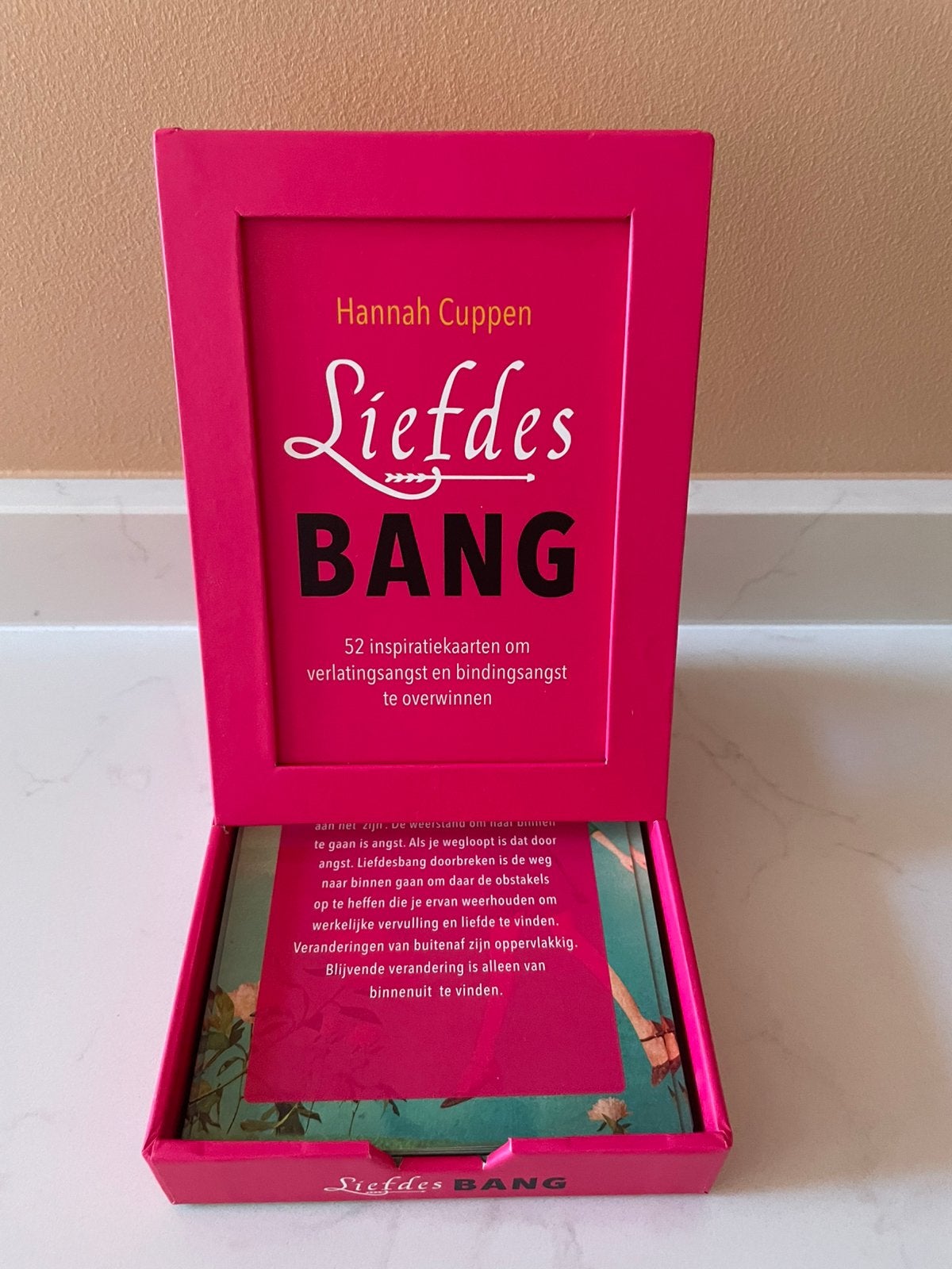 Liefdesbang kaartenbox - 52 inspiratiekaarten, Ophalen of Verzenden, Nieuw, Overige onderwerpen