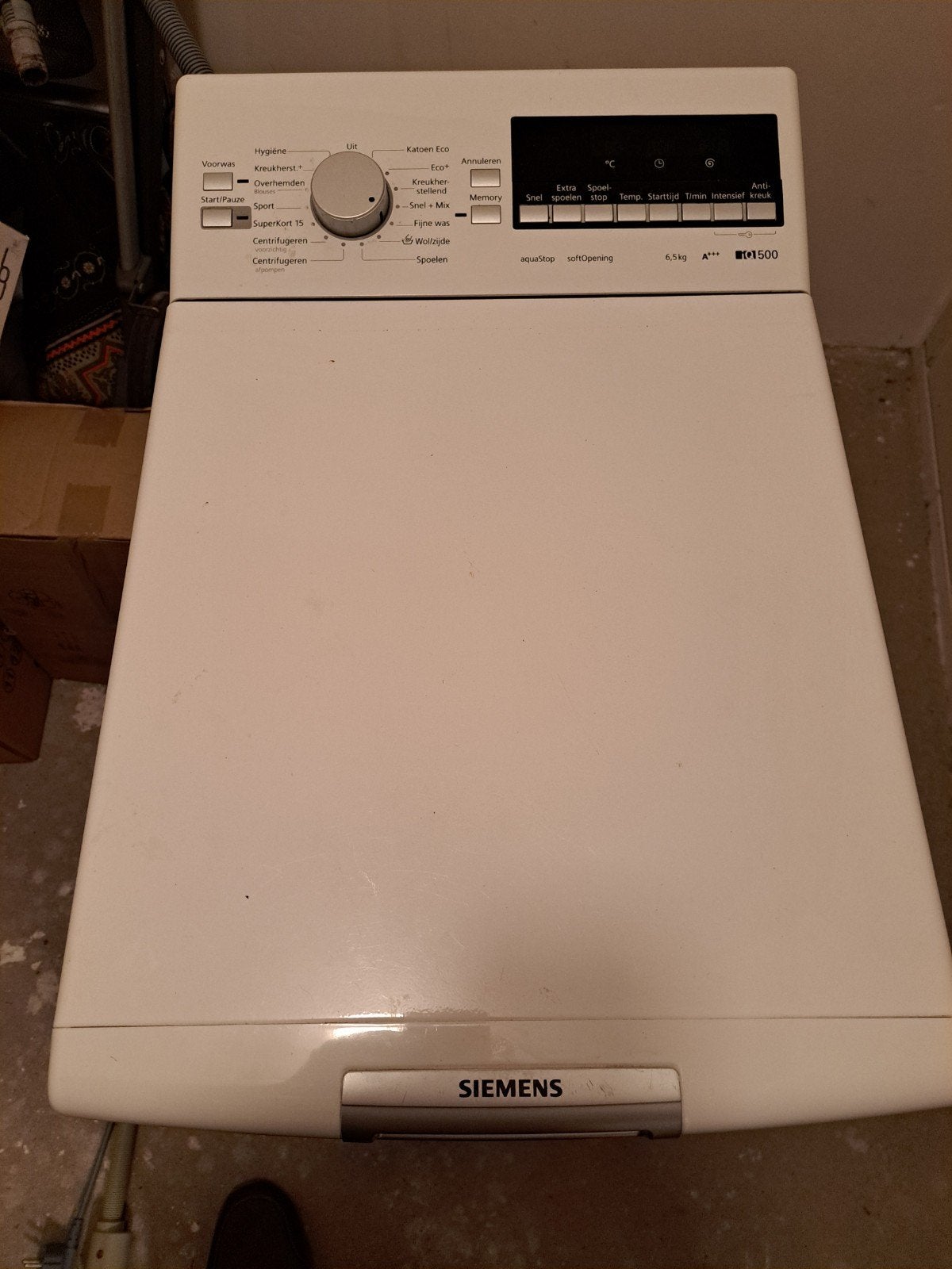 Tekoop Siemens bovenlader 100% goed, Ophalen, 6 tot 8 kg, Overige typen, Bovenlader