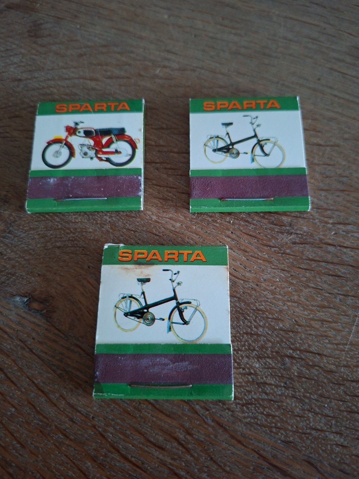 Sparta luciferboekjes - Spartamatic,Grand-Sport & 8-80 fiet, Ophalen of Verzenden, Gebruikt, Luciferdoosjes of -merken