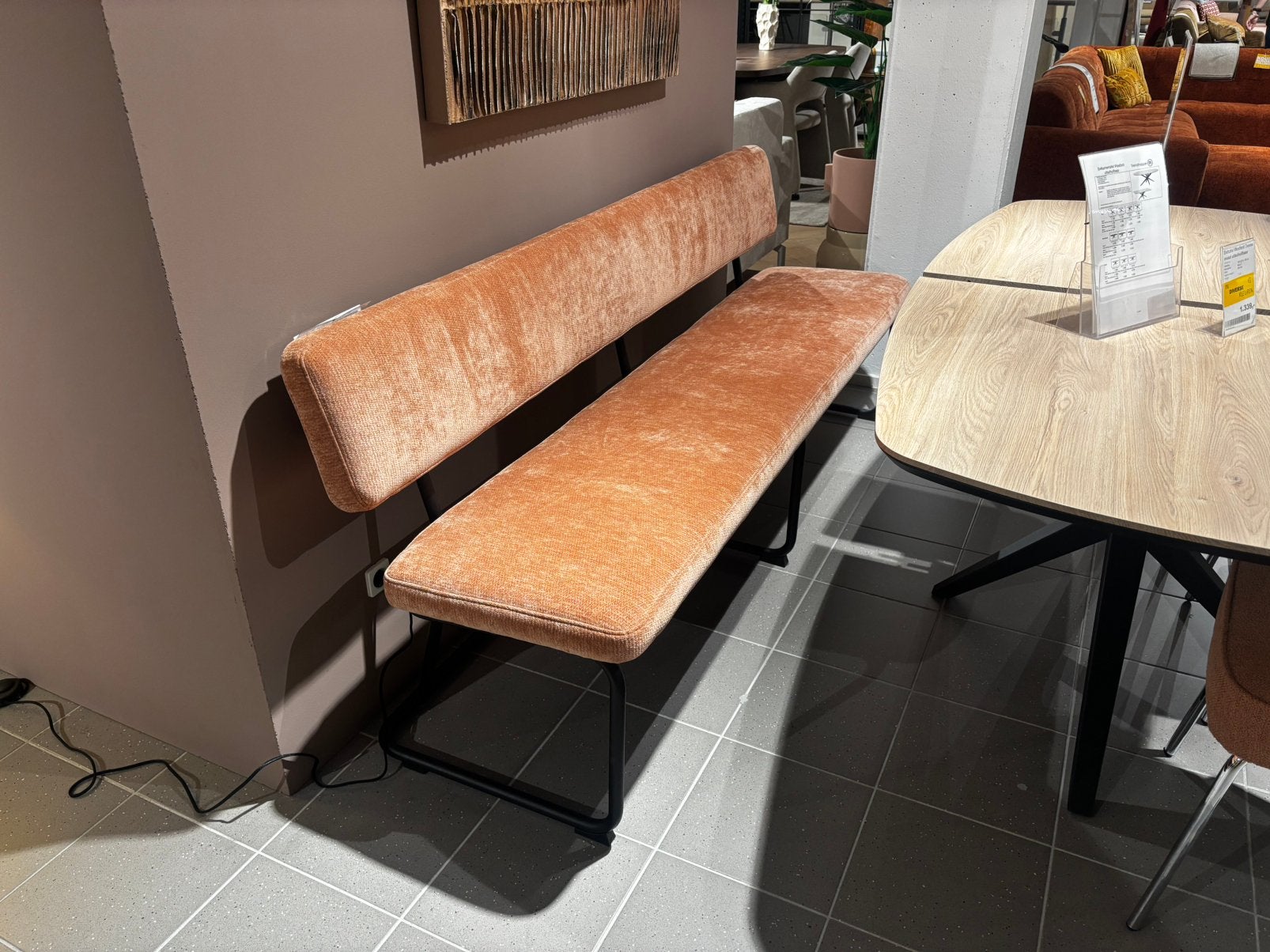 Eetkamerbank Kix, Ophalen, Zo goed als nieuw, Minder dan 4 stoelen