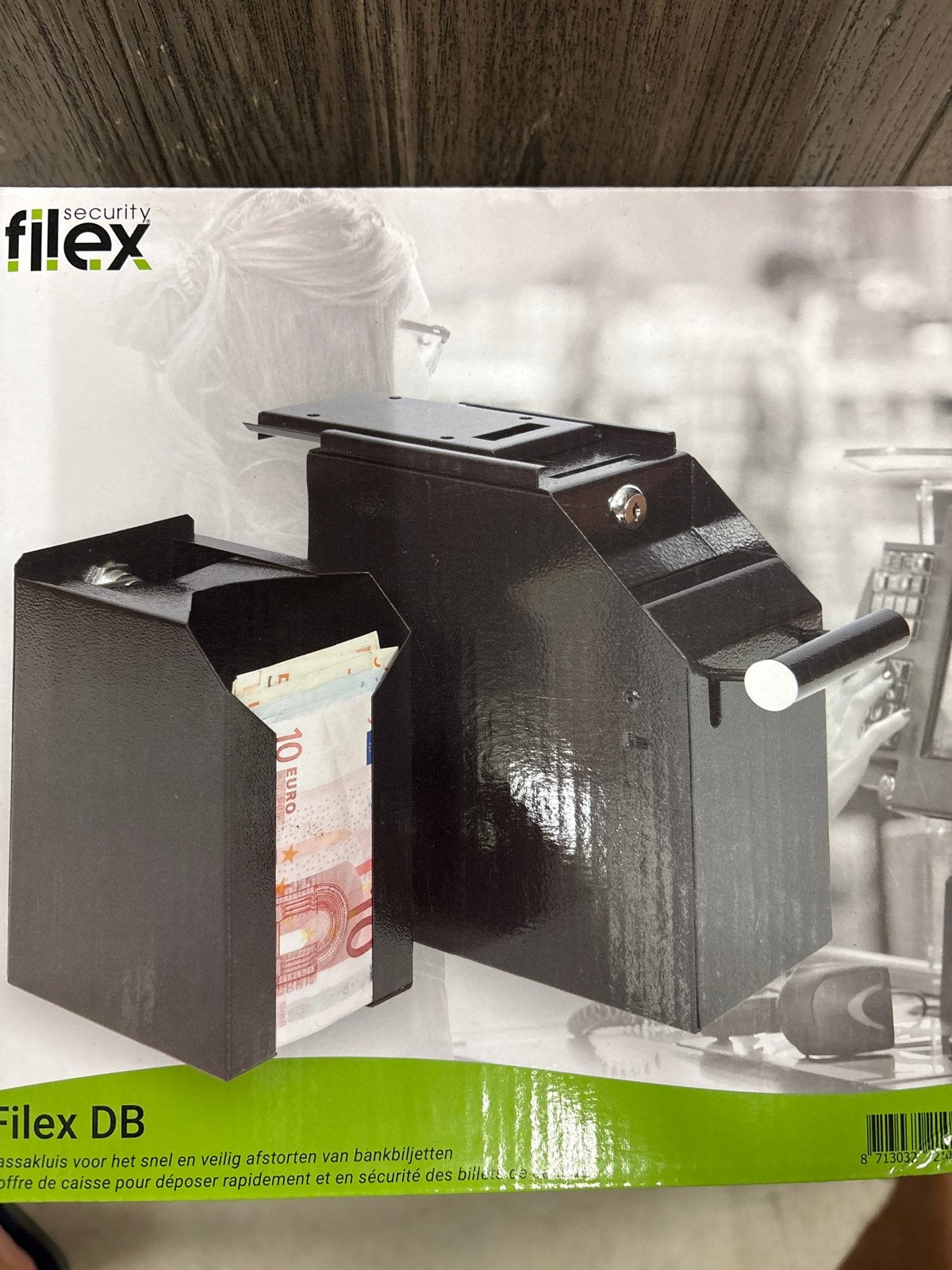 Filex DB Afroom kassa kluis voor bankbiljetten, Ophalen of Verzenden, Nieuw