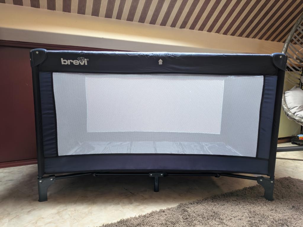 Brevi camping bedje baby, Ophalen, Zo goed als nieuw, Minder dan 140 cm, Matras