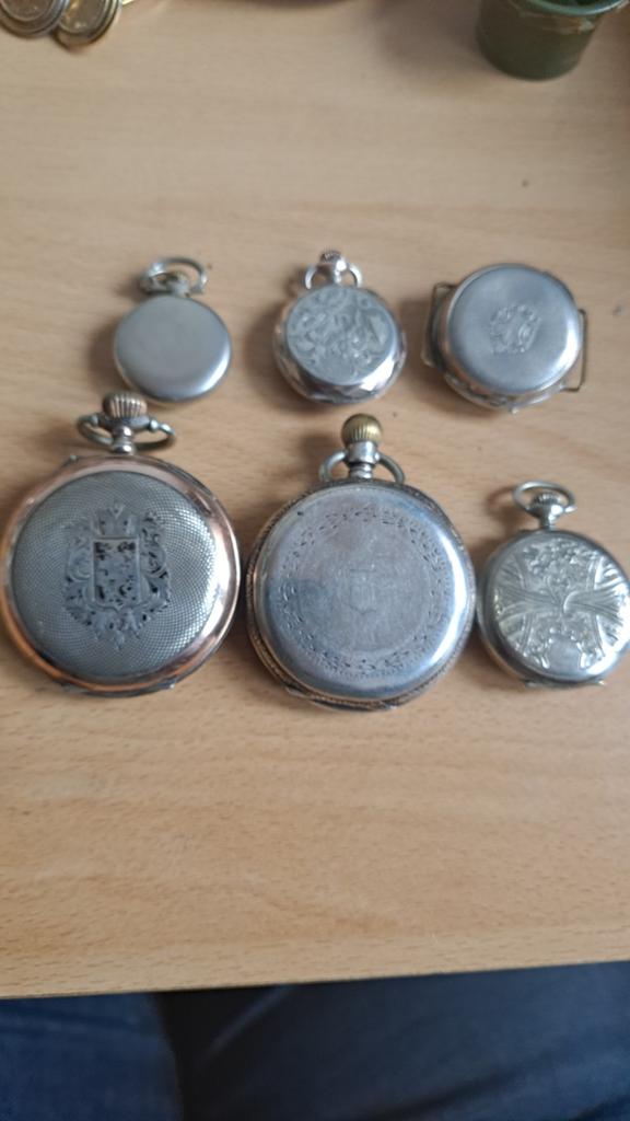 Antieke zakhorloges - Set van 6, Ophalen of Verzenden