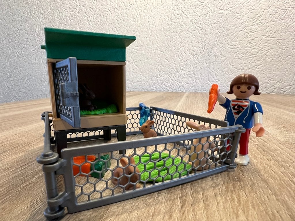 PLAYMOBIL Konijnenhok – 9104, Ophalen, Complete set, Overige typen, Zo goed als nieuw