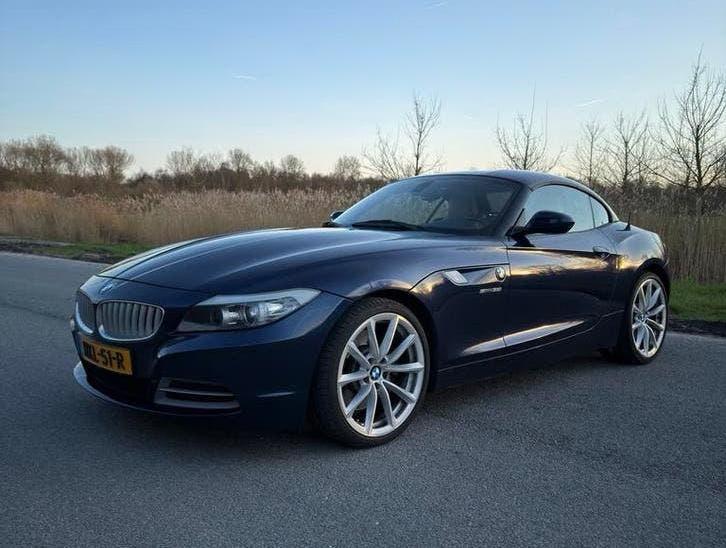 BMW Z4 sDrive35i Roadster 2009 Blauw, Auto's, Automaat, Achterwielaandrijving, Beige, Cabriolet