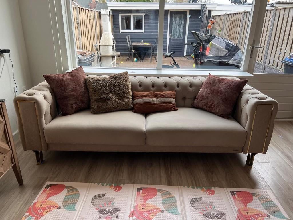 Bellona Chester- Zeer mooie en comfortabele bank, Huis en Inrichting, Banken | Bankstellen, Ophalen, Gebruikt, Driepersoons, 75 tot 100 cm